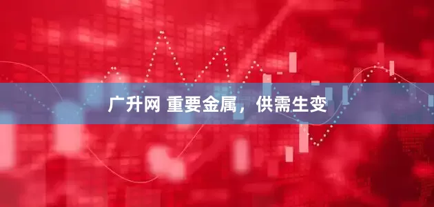 广升网 重要金属，供需生变