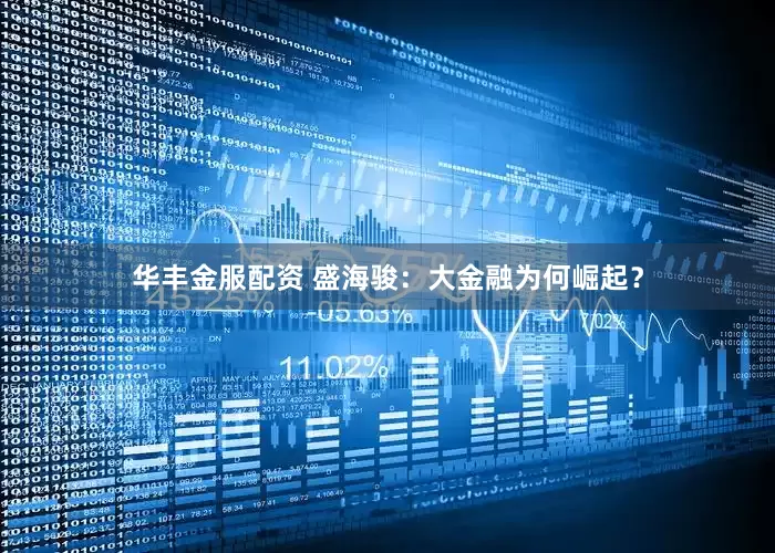 华丰金服配资 盛海骏：大金融为何崛起？